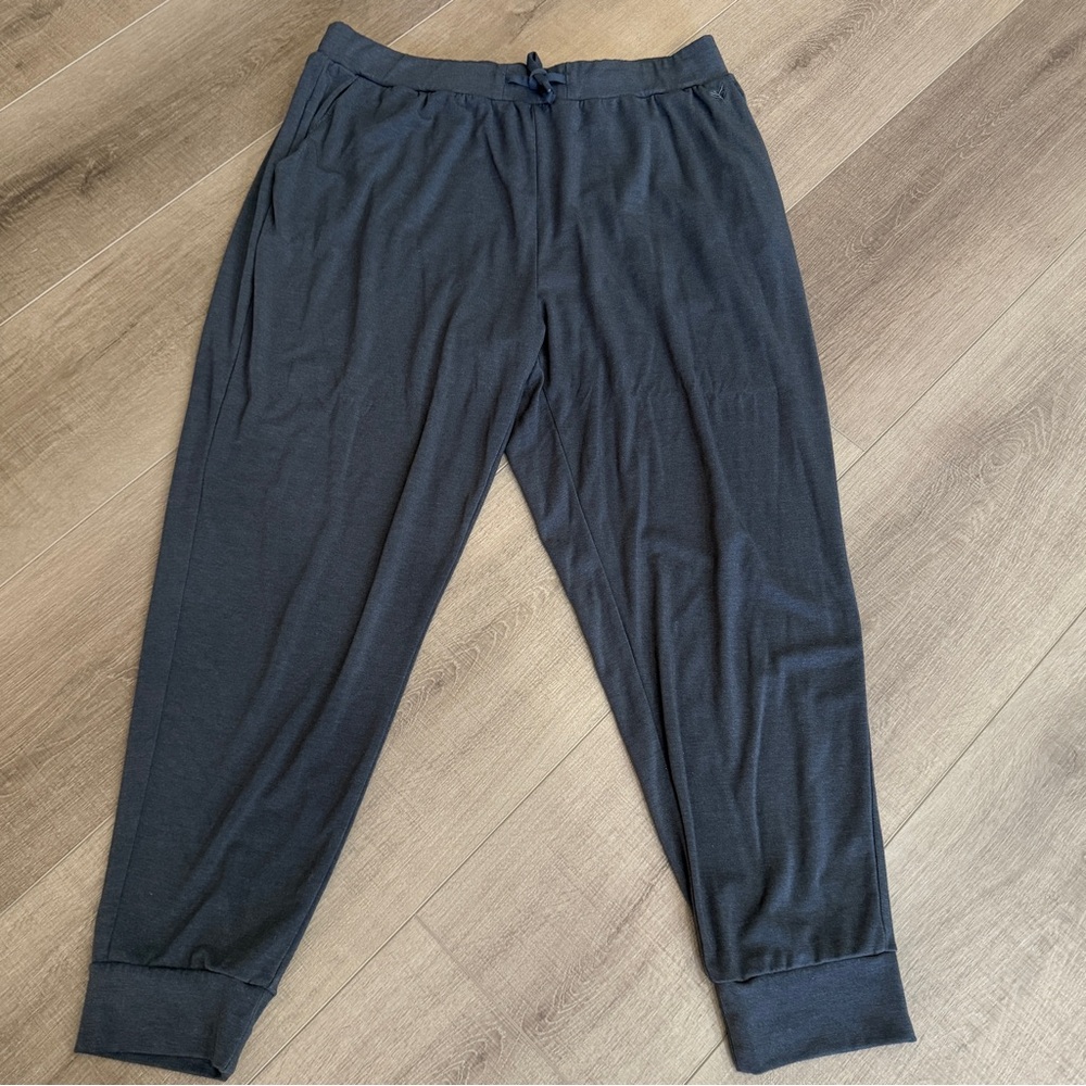 Cozy Earth Bamboo Stretch Knit Jogger Gray Mens XXL Drawstring‎ Comfort Lounge